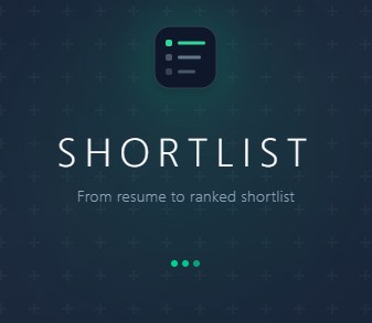 Shortlist splash screen